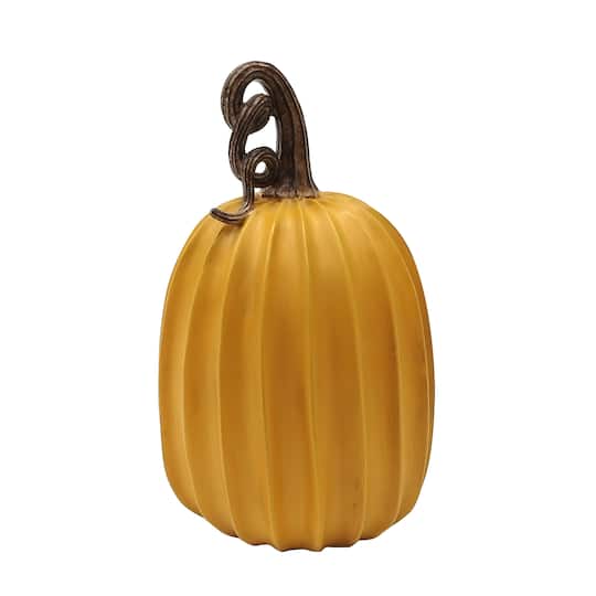 11.5" Yellow Orange Pumpkin Tabletop Décor by Ashland®